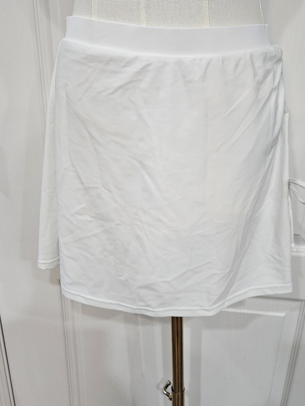 White Women's Swim Mini Skirt - Classic Swim Cover